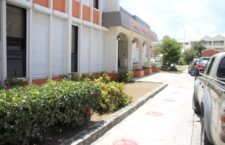 The Joshua J Smith Building that house the Social Security Board (SSB) and National Health Insurance (NHI) offices.