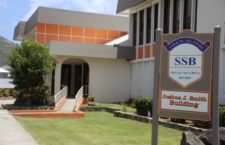 The Joshua J Smith Building that houses the Social Security Board (SSB) and National Health Insurance (NHI) offices.