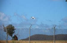Aircraft leaving the TB Lettsome International Airport on Wednesday, June 3. (BVI News photos)