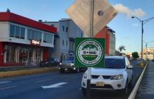 Park & Ride sign in Road Town