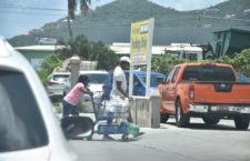 These scenes were captured on Monday August 25. (BVI News photo)