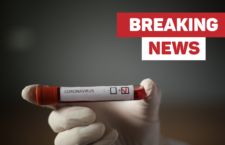 Positive coronavirus test sample