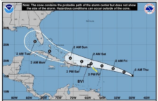 Another weather system forms and could pass ‘very close’ to BVI as tropical storm this weekend