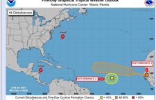 Two weather disturbances being monitored in the Atlantic