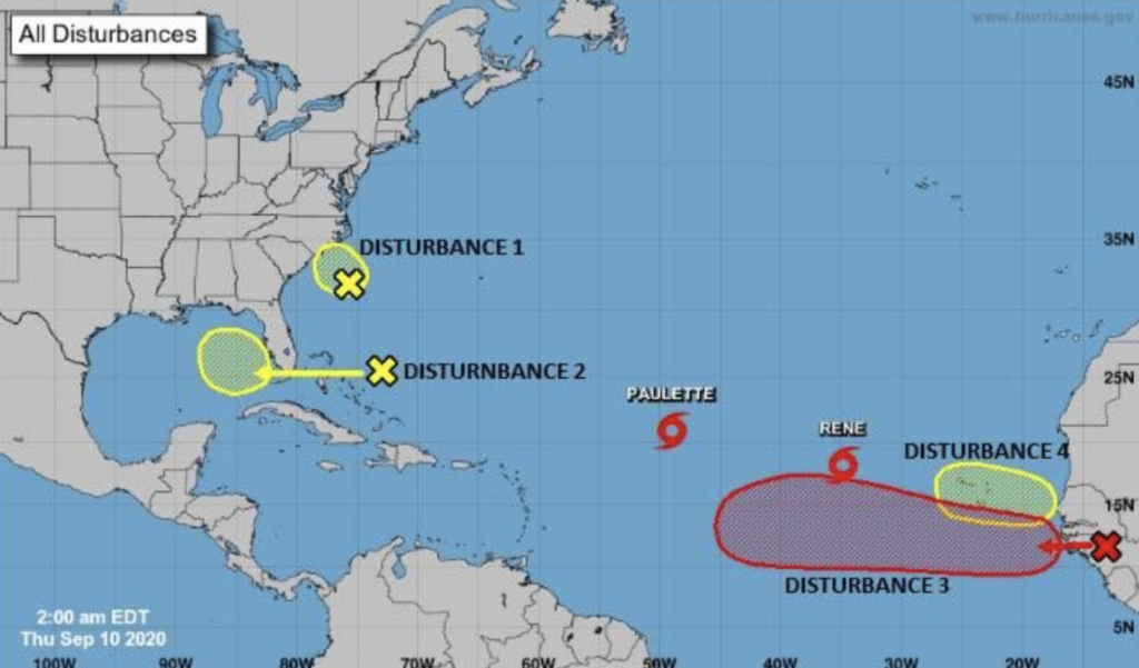 Two more systems being monitored in the Atlantic, one likely to reach northeast Caribbean