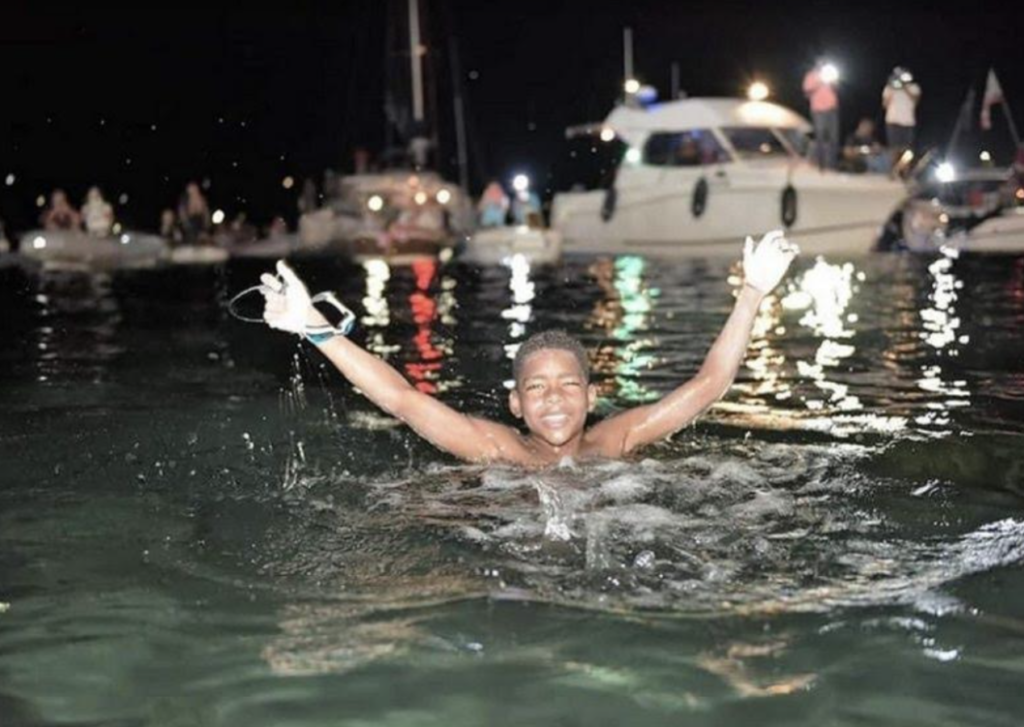 12-year-old makes history! Swims from St Lucia to Martinique