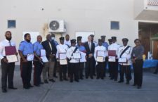 The 2020 recipients of the awards for outstanding service at HMP.