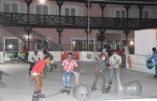 Children enjoying Christmas Eve in Winter Wonderland courtesy of government legislator, Sharie De Castro.