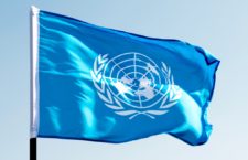 The United Nations flag