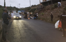Emergency personnel at the scene on the crash on Virgin Gorda. (Photo provided)