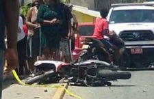 Young man sustains broken leg in bike crash