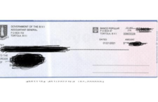 One of the fake cheques detected recently.