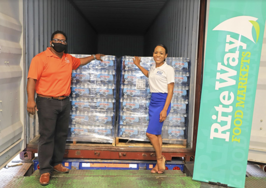 BVI companies donate over 36K bottles of water to St Vincent