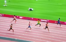 The BVI's Kyron McMaster in Heat #4 of five in the Men's 400m hurdles at the Olympic Games on Thursday, July 29.