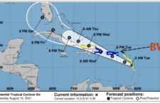 BVI sitting just outside a looming tropical cyclone’s cone
