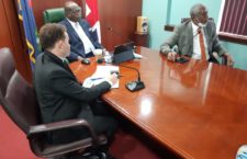 HOA Speaker Julian Willock (centre) and his two attorneys from Silk Legal, Daniel Fligelstone Davies (left on screen) and Richard Rowe.