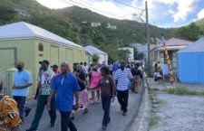 Residents during the re-enactment of the Great March of 1949.