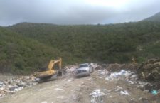 This is the landfill area that will be used to bury all the territory's garbage now that the Pockwood Pond incinerator has been rendered inoperable by a massive fire on Monday.