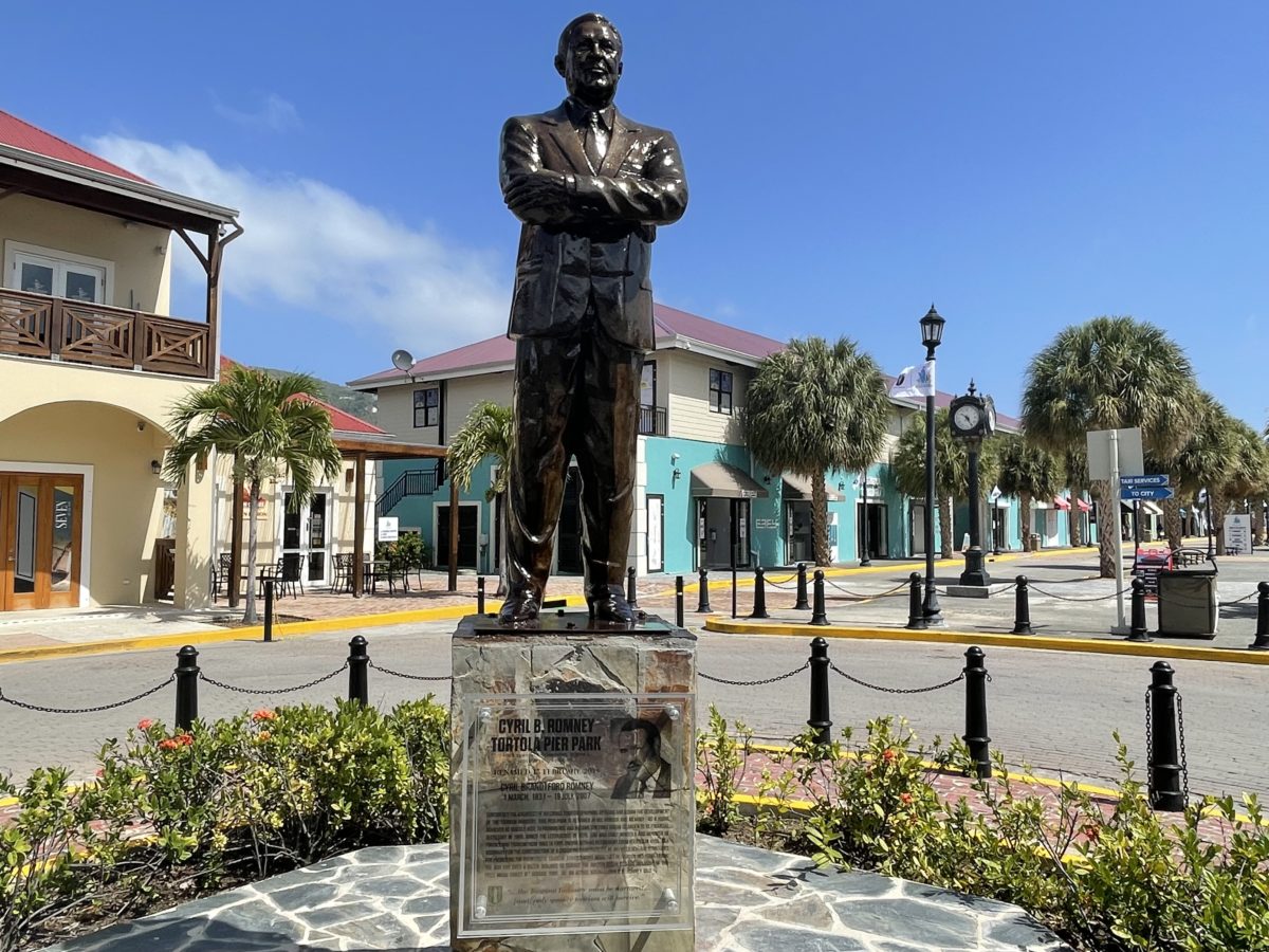 New Cyril B Romney Statue Unveiled At Pier Park