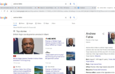 News of Premier Andrew Fahie's arrest in the Miami, USA has populated the world wide web.