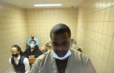 Premier Andrew Fahie in prison wear.