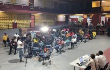 Residents at a community forum Sunday evening.