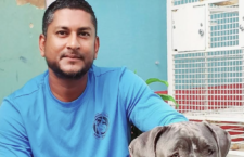 Shelter Manager for the BVI Humane Society, Manog ‘Vijay’ Bissoondutt.
