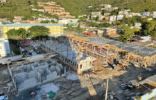 The progress of the ESHS Redevelopment Project as at June 1, 2022. (Photo by Fitsroy Randall/BVI News)