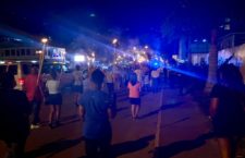 Residents marched through Road Town during a torch-lighting procession last evening to honour the memory of Virgin Islanders who fought for the territory's emancipation.