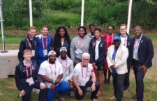 Premier Dr Natalio Wheatley Along with members of BVI Commonwealth Games delegation (Photo Courtesy of Sofia Fay)