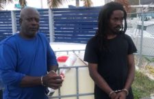 From left: Pedro Samuel Sr, 58, of Diamond Estate and Reno Alphonso, 27, of Fort Hill. Photo provided.