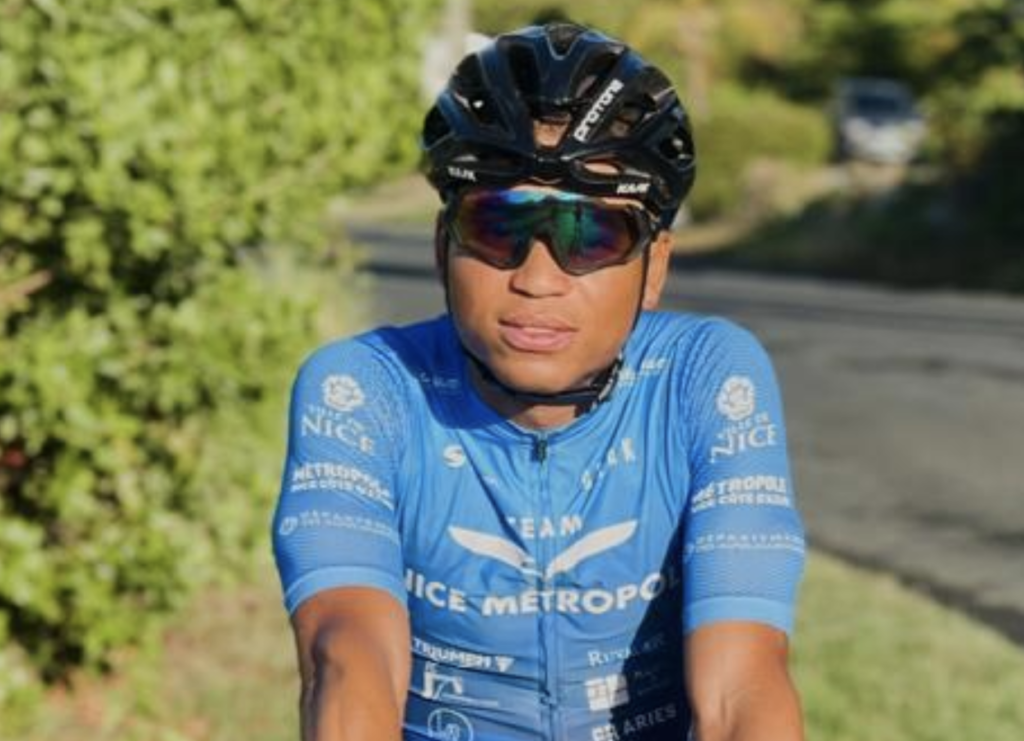 Local cyclist Darel Christopher Jr completes Road World Champs