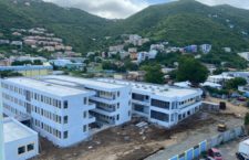 A photo of the Elmore Stoutt High School redevelopment project captured this month.