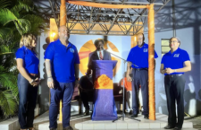 Territorial At-Large candidates at a PU rally where they endorsed  Third District Representative Julian Fraser's candidacy for re-election.
