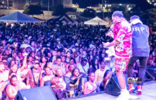 R City performing during the Non-stop Concert held at the festival grounds in Road Town at the weekend. (Photos by: Cleave Farrington/BVI News)