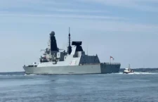 What was a UK Navy ship doing in the BVI this week?