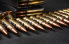 Photo of 5.56mm NATO Ammunition, machine gun bullets belt, rifle ammunition in magazines