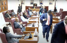 Opposition members staged a walkout from the House of Assembly on Tuesday, October 31, 2023.