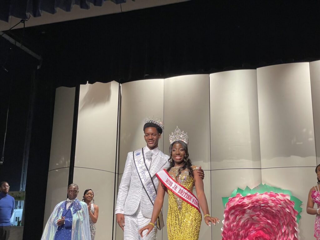 J’Adon George and Chanecia Pinnock Crowned Mr and Miss Junior BVI