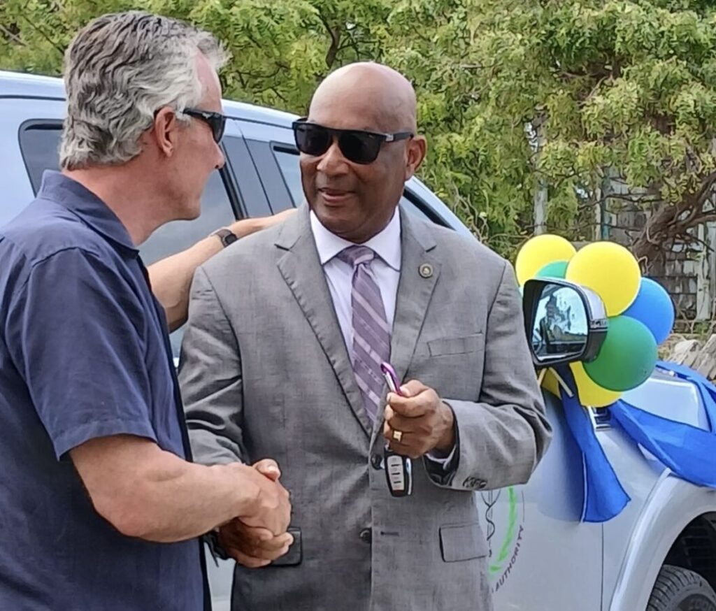 Anegada resident donates truck to local clinic