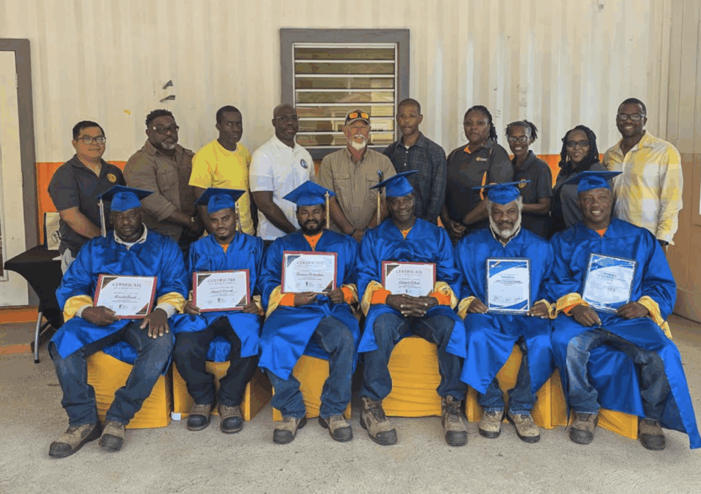 BVIEC workers earn certifications in major workforce milestone
