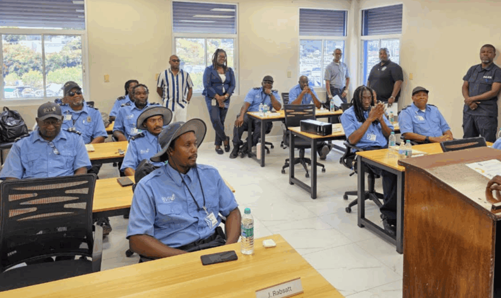 BVIPA security officers complete training with RVIPF
