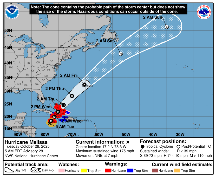 BVI students evacuated to Cayman as Melissa nears Jamaica