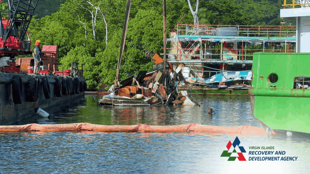 Works begin on derelict vessels in SCB Harbour