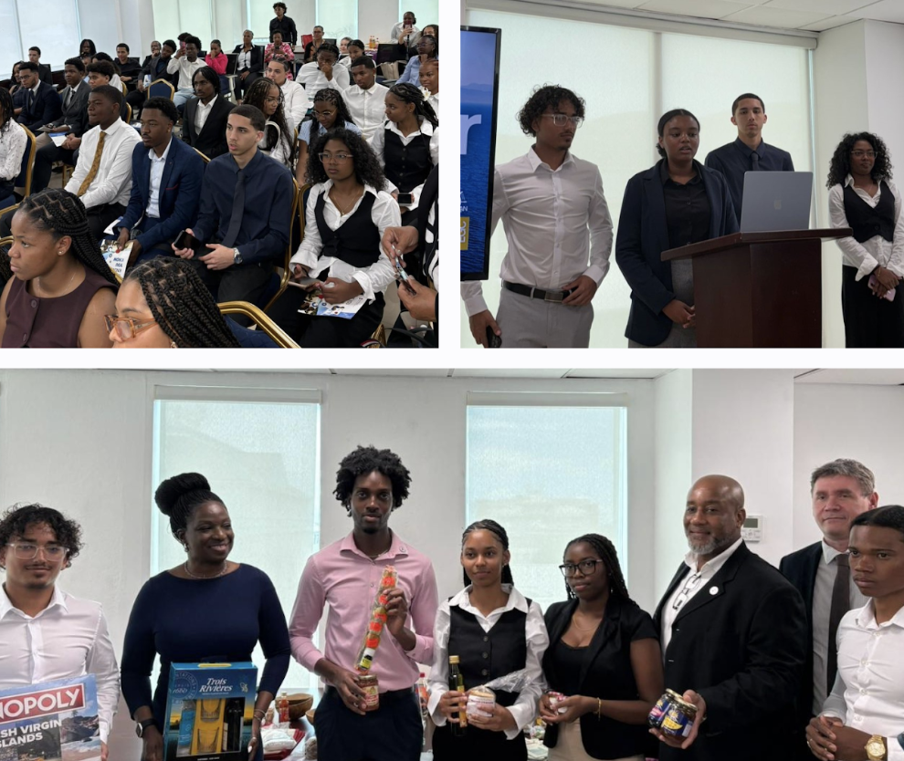 BVI Finance hosts business students from French Caribbean