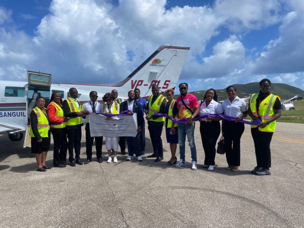 Gov’t welcomes TransAnguilla Airways inaugural flight