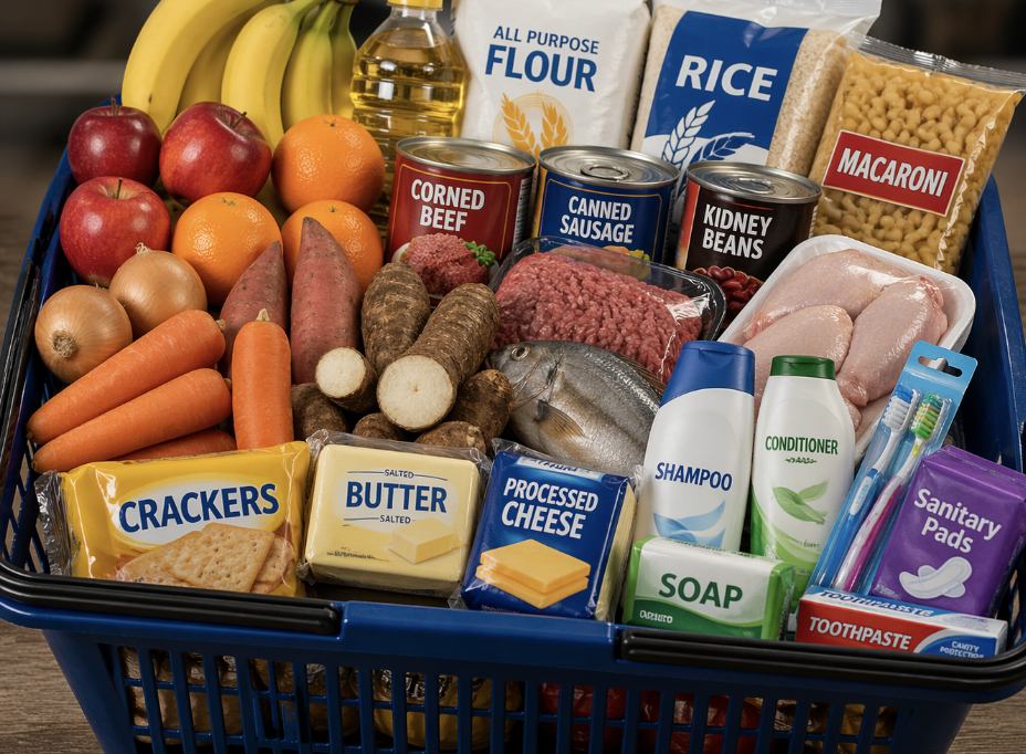 Gov’t outlines items selected for proposed basket of goods