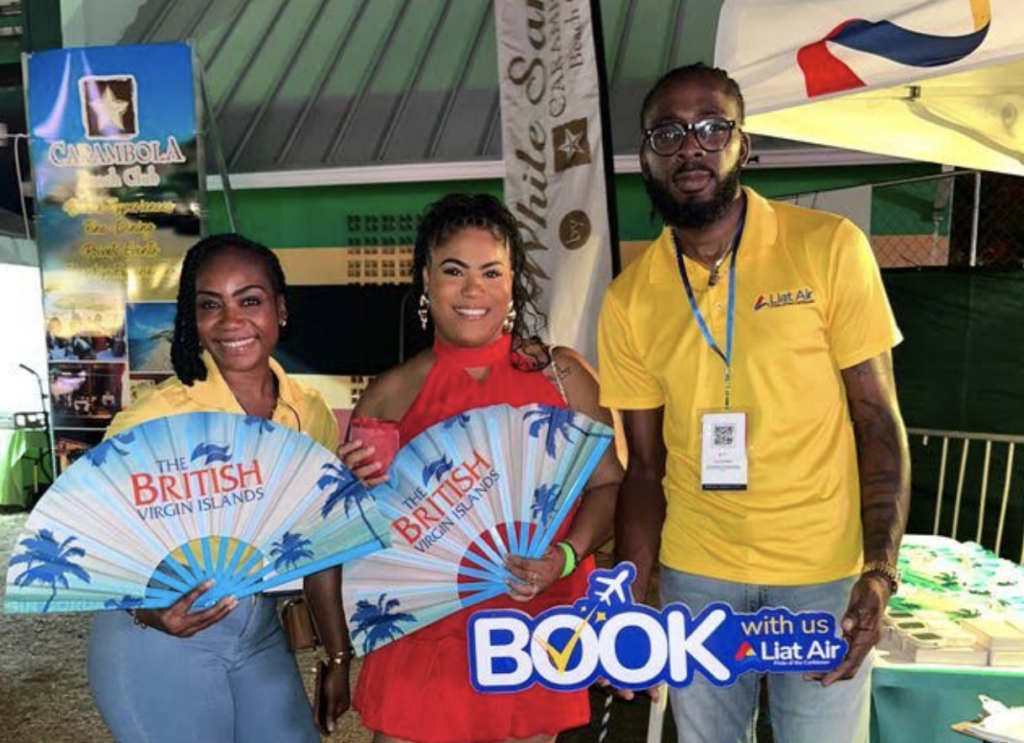 BVI markets to Caribbean tourists at St Kitts Music Fest
