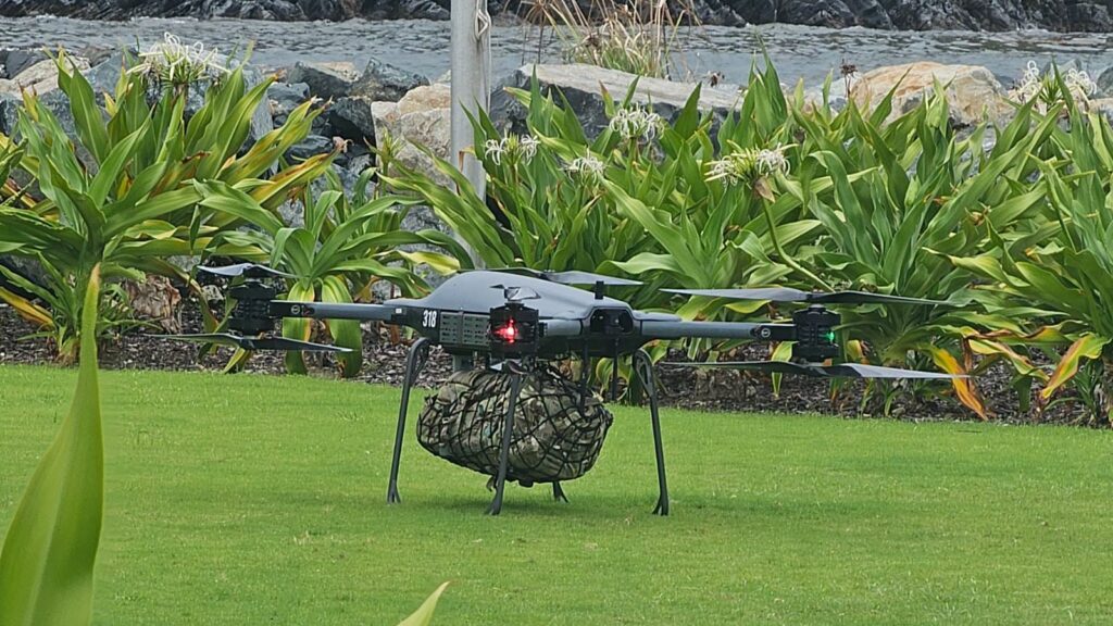 HMS Trent tests hurricane-response drone in BVI