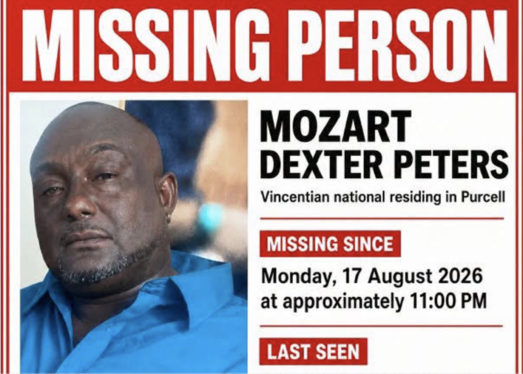 Police renew appeal for missing Mozart Peters